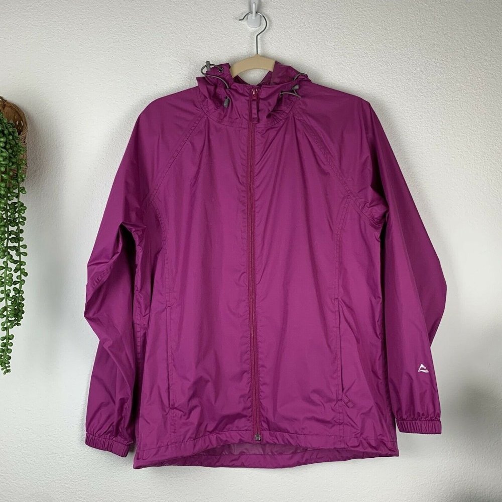 Alpine Design Women's M Purple Rain Jacket Windbreaker Waterproof Resistant - Picture 1 of 5